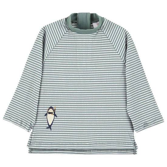 Sterntaler Langarm-Schwimmshirt in dunkelgrün mit Hai-Print Zeitbegrenzte Promotion