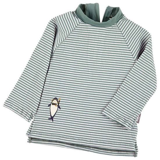 Sterntaler Langarm-Schwimmshirt in dunkelgrün mit Hai-Print Zeitbegrenzte Promotion