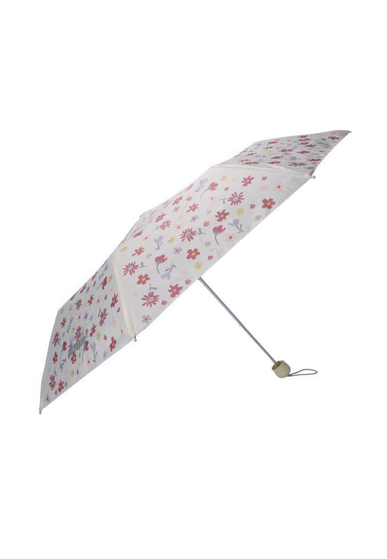 Sterntaler Taschenschirm Blumenwiese in Ecru Sonderangebot der Fabrik