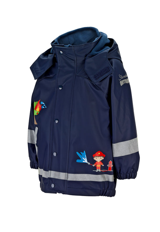 Sterntaler Regenjacke mit Innenjacke und Feuerwehrprint Riesige Rabatte