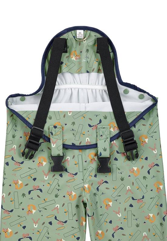 Sterntaler Regenträgerhose Waldtiere ungefüttert, wasserdicht 50% Rabatt mit kostenlosem Versand