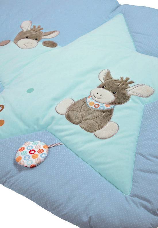 Sterntaler Krabbeldecke Emmi in Blau und Weiß, Motiv Esel Verkauf