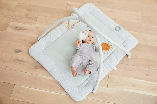 Sterntaler Baby Spielbogen Ente Edda in helltürkis Großer Ausverkauf