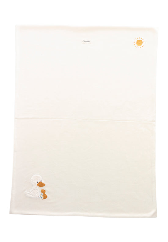 Sterntaler Babydecke Ente Edda aus wärmendem Microfleece in ecru Saisonale Angebote