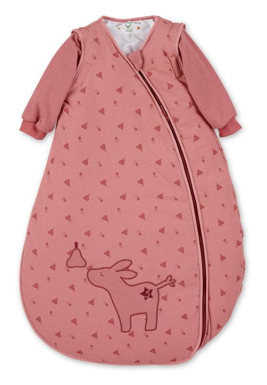Sterntaler Schlafsack mit Ärmeln 70cm Esel Emmily, Mittelrot Muttertagsangebot