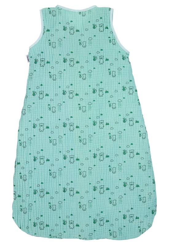 Sterntaler Musselin-Schlafsack 90cm Ben in Türkis, 1,00 TOG Letzter Tag
