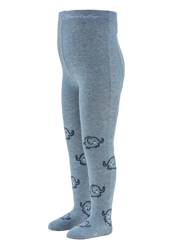 Sterntaler Strumpfhose aus Baumwoll-Mischgewebe mit Elefanten-Muster Vatertagsangebot