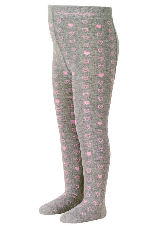 Sterntaler Strumpfhose Herzen in Hellgrau mel. oder Ecru Neueste Mode