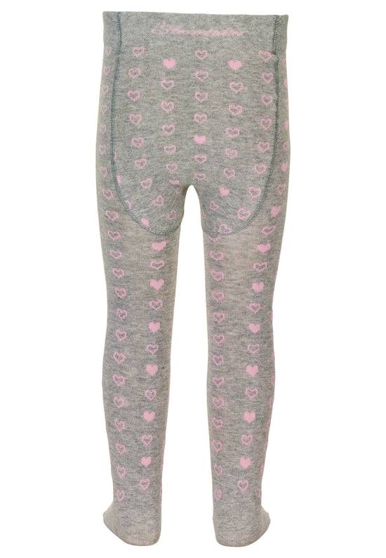Sterntaler Strumpfhose Herzen in Hellgrau mel. oder Ecru Neueste Mode