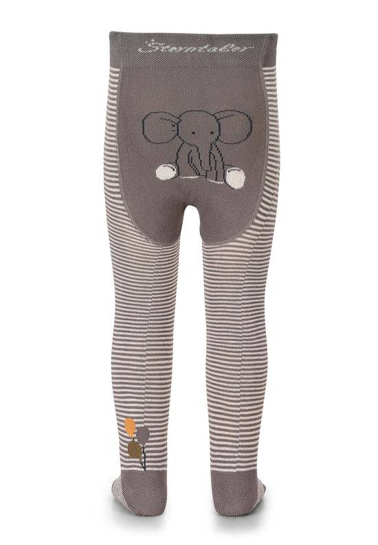 Sterntaler Krabbelstrumpfhose mit Po-Motiv Elefant Eddy, Grau Bestseller