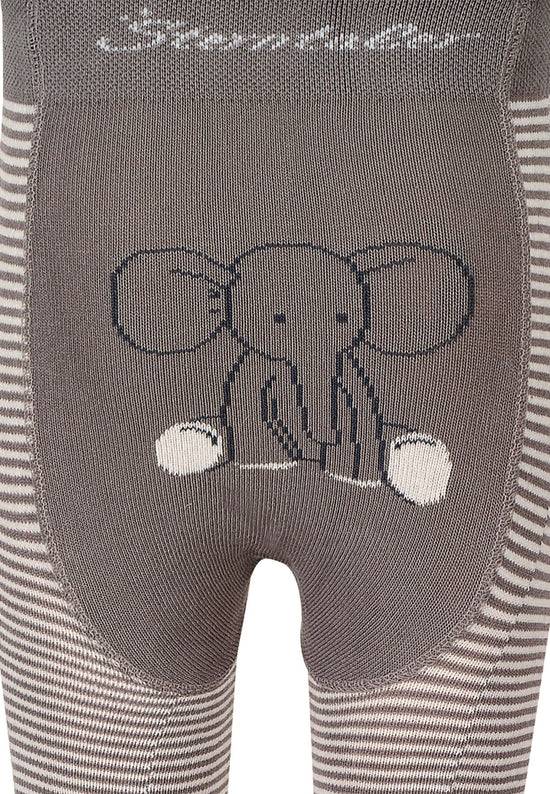 Sterntaler Krabbelstrumpfhose mit Po-Motiv Elefant Eddy, Grau Bestseller