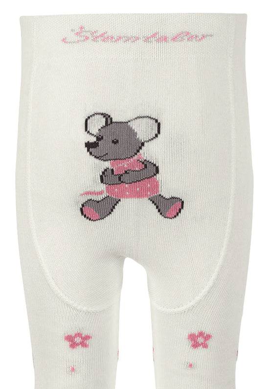 Sterntaler Krabbelstrumpfhose Mabel mit Po-Motiv in Ecru Räumungsverkauf