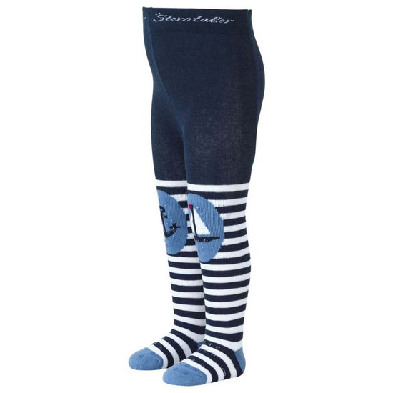 Sterntaler Krabbelstrumpfhose Leuchtturm mit Ringel in marine Sonderangebote