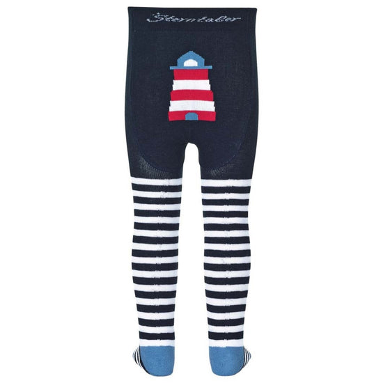 Sterntaler Krabbelstrumpfhose Leuchtturm mit Ringel in marine Sonderangebote