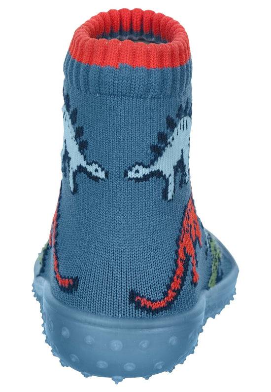 Sterntaler Adventure-Socks mit Motiv Dinos in Mittelblau Letzter Tag