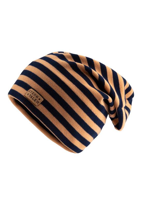 Sterntaler Beanie aus Microfleece bedruckt mit Ringeln 50% Rabatt mit kostenlosem Versand