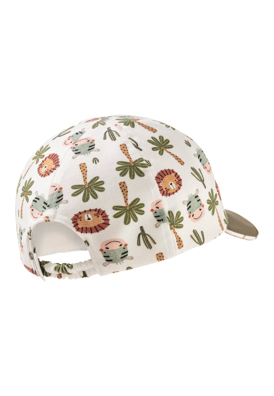 Sterntaler Baseballcap bedruckt mit Safari-Tieren in ecru Sonderangebot