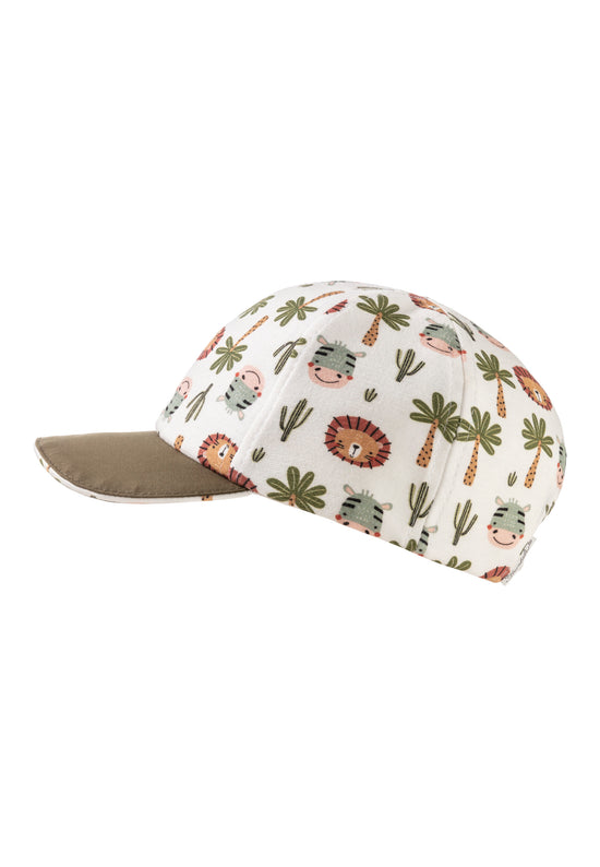 Sterntaler Baseballcap bedruckt mit Safari-Tieren in ecru Sonderangebot