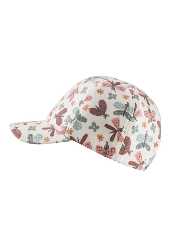 Sterntaler Baseballcap bedruckt mit bunten Schmetterlingen Rabatt