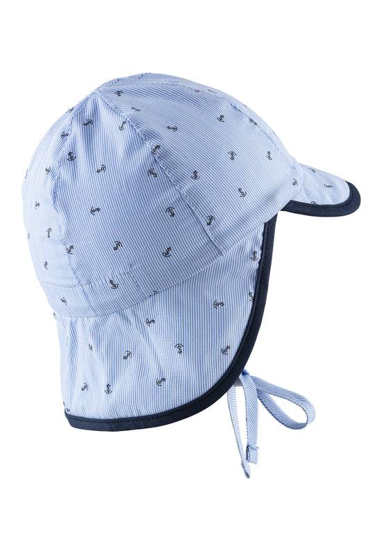 Sterntaler Schirmmütze mit Nackenschutz in Himmelblau, UV 30 Versandkostenfrei
