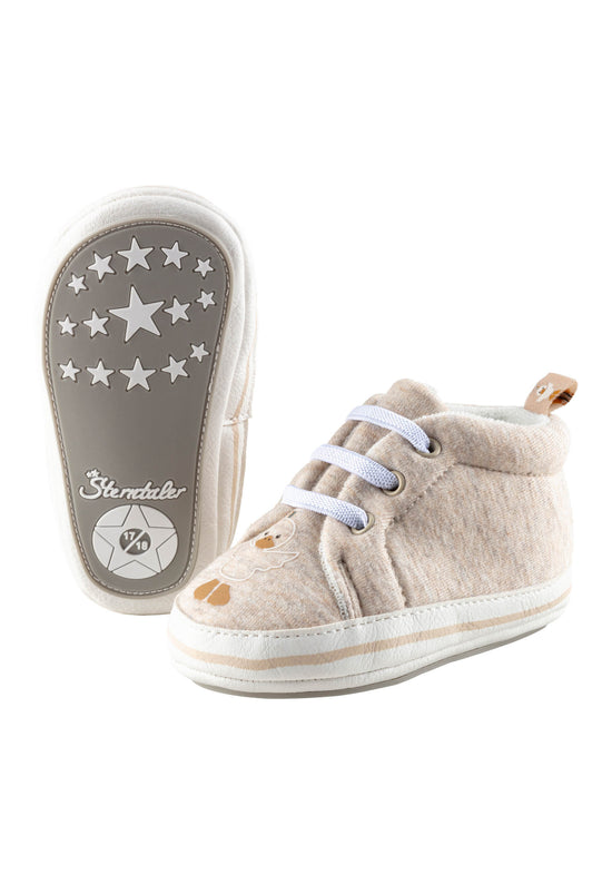 Sterntaler Babyschuh Edda aus Baumwollstoff und Kunstleder Muttertagsangebot
