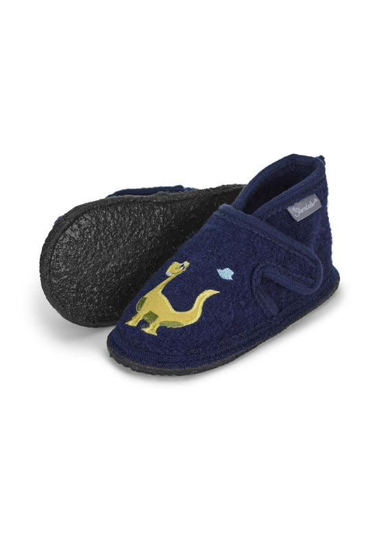 Sterntaler Hausschuhe mit Stickerei Dino in Marine Bestseller