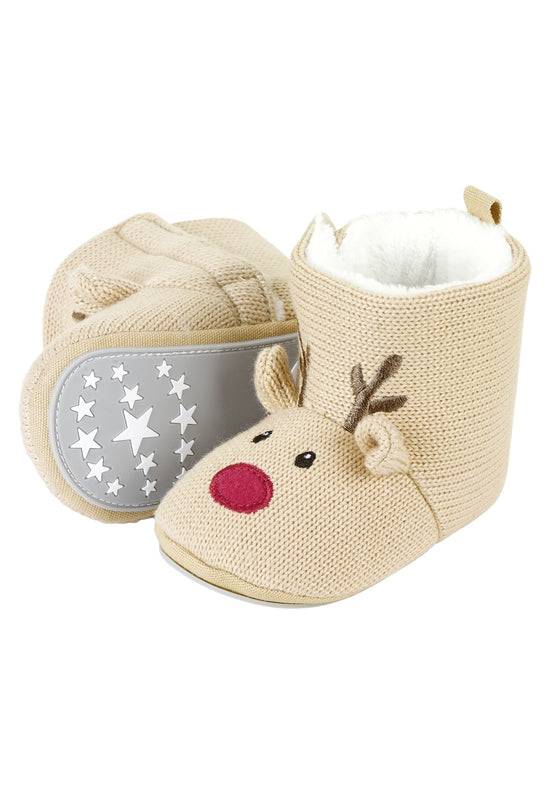 Sterntaler Babystiefel in Strickoptik mit Motiv Rentier VIP-Rabatte