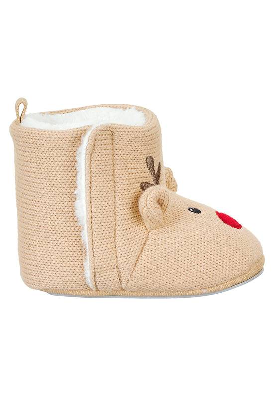Sterntaler Babystiefel in Strickoptik mit Motiv Rentier VIP-Rabatte