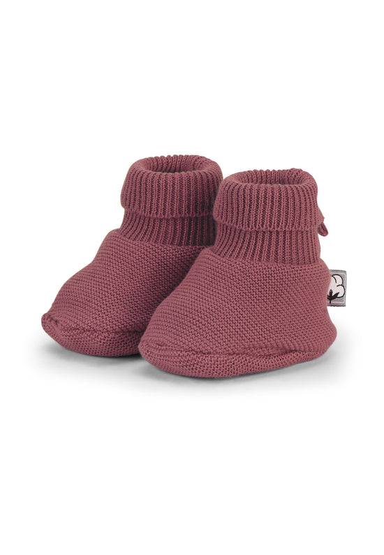 Sterntaler GOTS Strick-Schuh in Grün, Marine, Rosa oder Grau Super Sparpreis