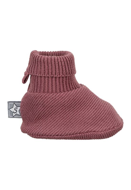 Sterntaler GOTS Strick-Schuh in Grün, Marine, Rosa oder Grau Super Sparpreis