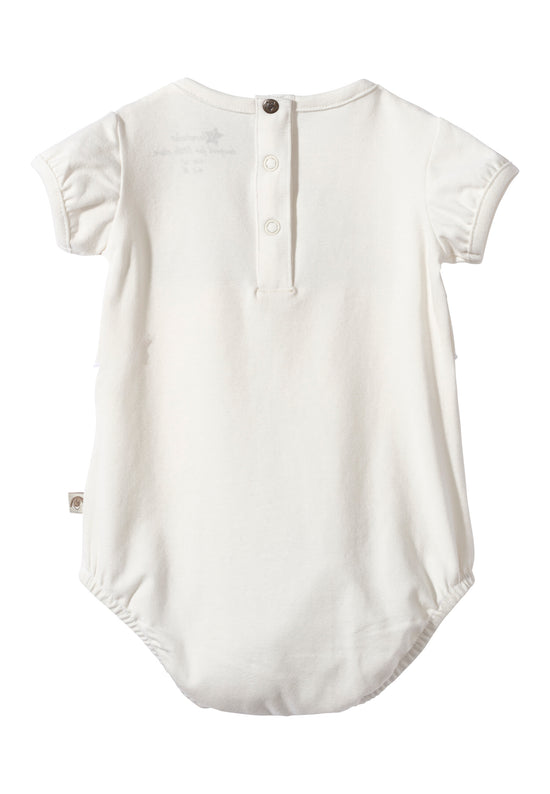 Sterntaler Baby Body Hase Happy mit kurzen Puffärmeln in ecru Bis zu 65% Rabatt
