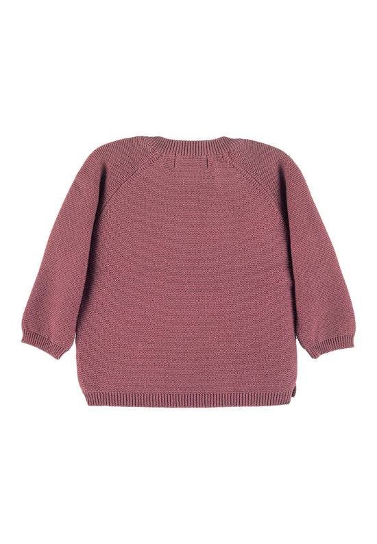 Sterntaler GOTS Strick-Jacke in Flieder oder Rosa mit Motiv Kostenloser Versand international