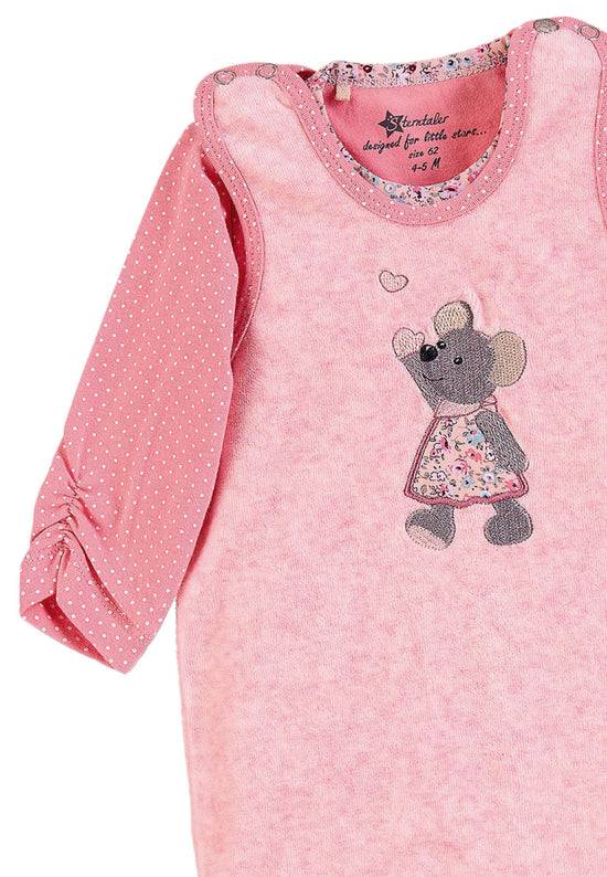 Sterntaler Strampler-Set Nicki Maus Mabel in Rosa Fabrikladen