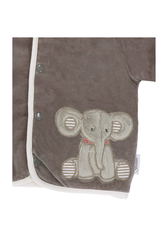 Sterntaler Kapuzen-Jacke aus Nicki, Motiv Elefant Eddy, Grau Begrenzt auf 3 Tage