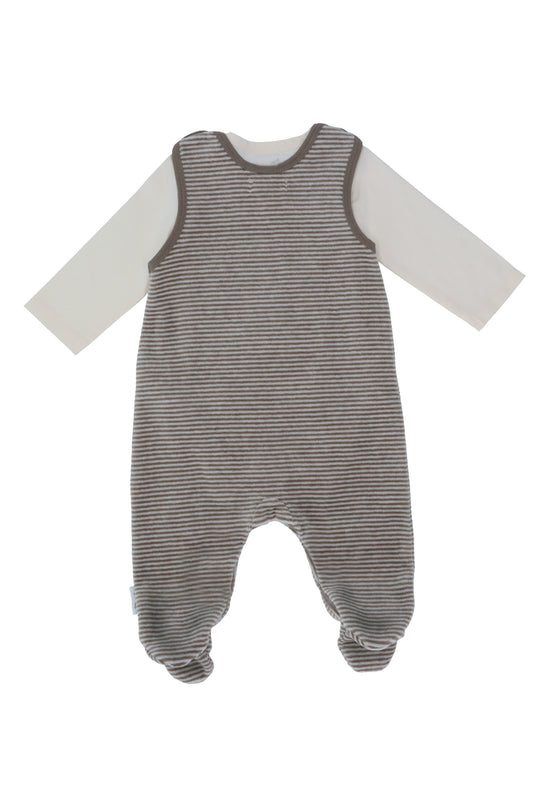 Sterntaler Baby Strampler aus Nicki, Motiv Elefant Eddy, Grau Speichern exportieren