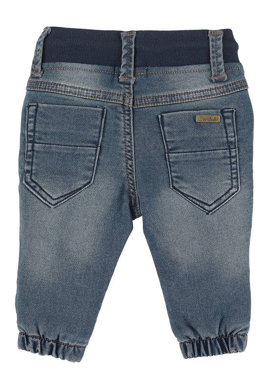 Sterntaler Jeanshose aus elastischem Sweat Denim in Marine Outlet