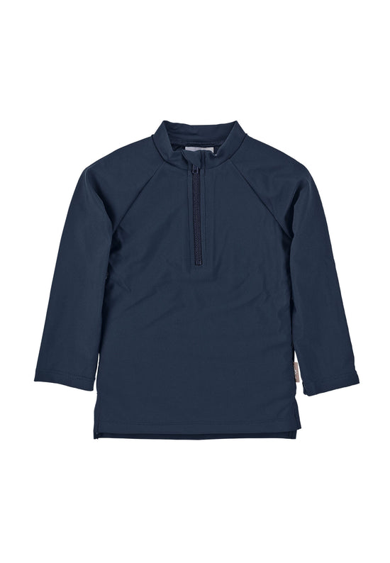 Sterntaler Langarm-Schwimmshirt uni in Blau, Marine, Magenta