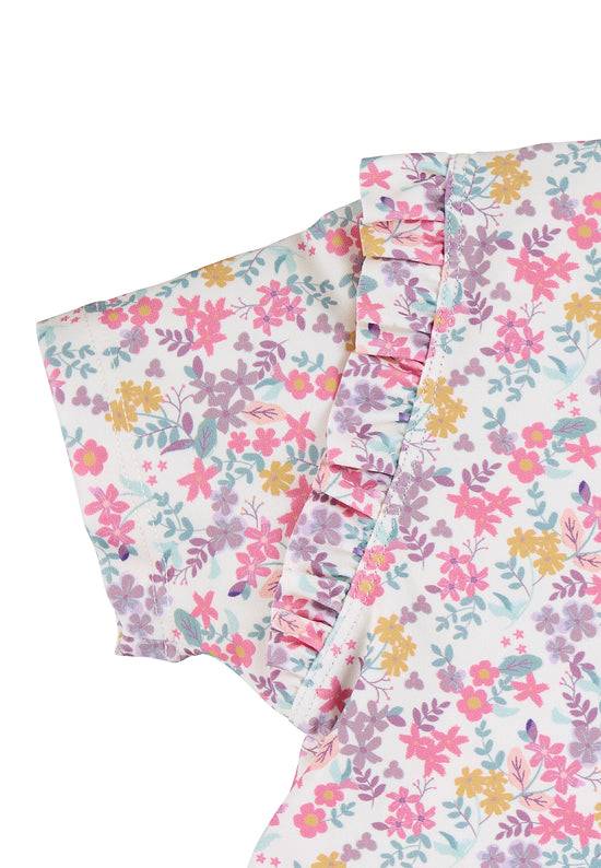 Sterntaler Schwimmoverall bedruckt mit Blumen in ecru Versandkostenfrei