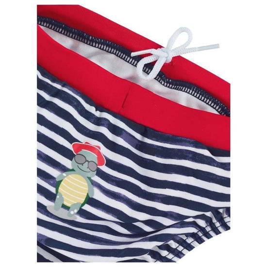 Sterntaler Badehose mit maritimem Streifen, Print Schildkröte Jubiläumsangebot