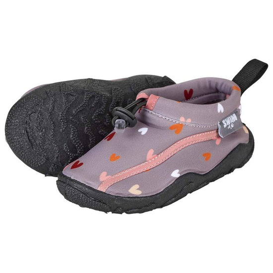 Sterntaler Aqua-Schuh Kinder Lila mit allover Herzen Print Online Outlet