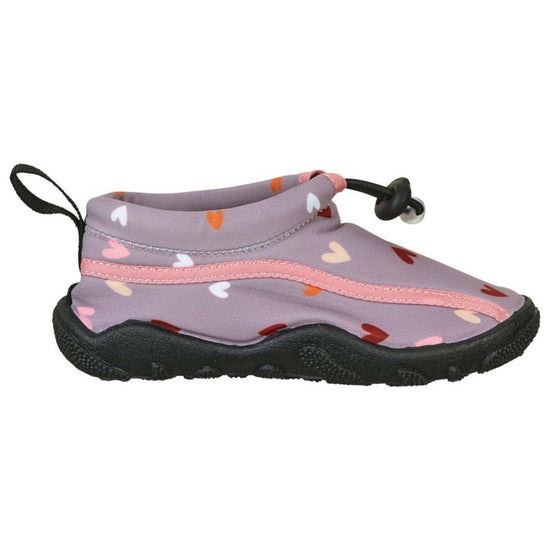 Sterntaler Aqua-Schuh Kinder Lila mit allover Herzen Print Online Outlet