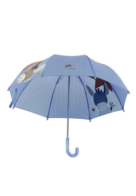 Sterntaler Kinder Regenschirm Esel Emmi Blau, Grau und Orange VIP-Rabatte