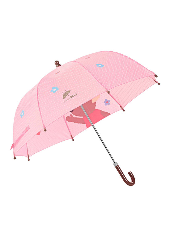 Sterntaler Kinder Regenschirm Maus Mabel in Rosa und Grau Super Sparpreis