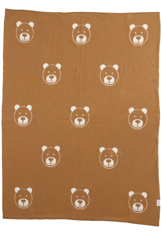 Sterntaler GOTS Strick-Schmusedecke Bär zum Wenden, 100x80cm Nur noch ein Tag übrig