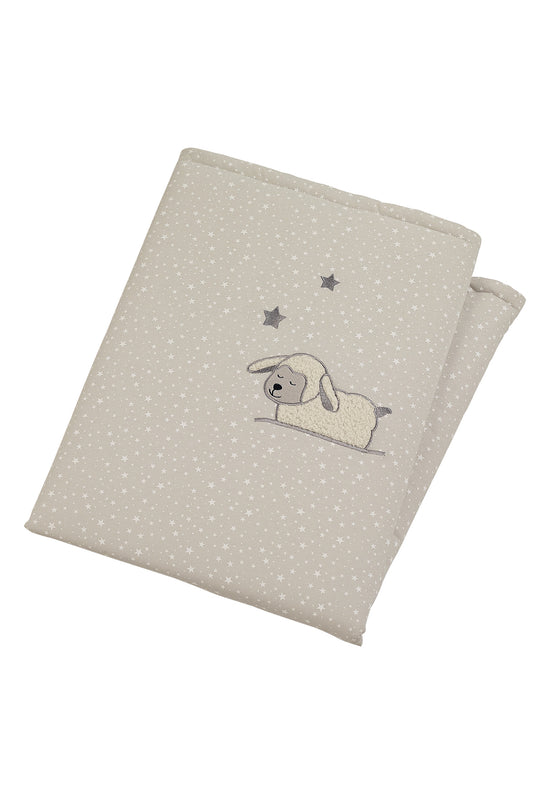 Sterntaler Schmusedecke wattiert Schaf Stanley, 75x100cm