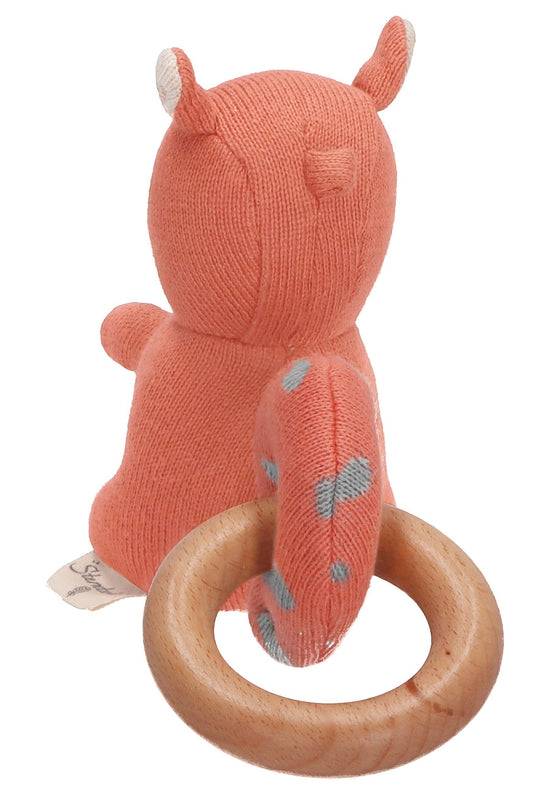 Sterntaler Holz-Greifling Eichhörnchen Enna mittelrot, 12 cm 2025