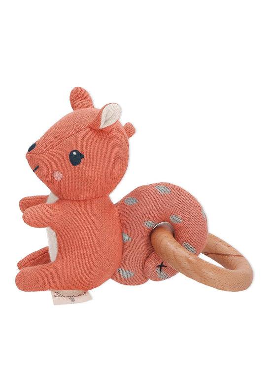 Sterntaler Holz-Greifling Eichhörnchen Enna mittelrot, 12 cm 2025