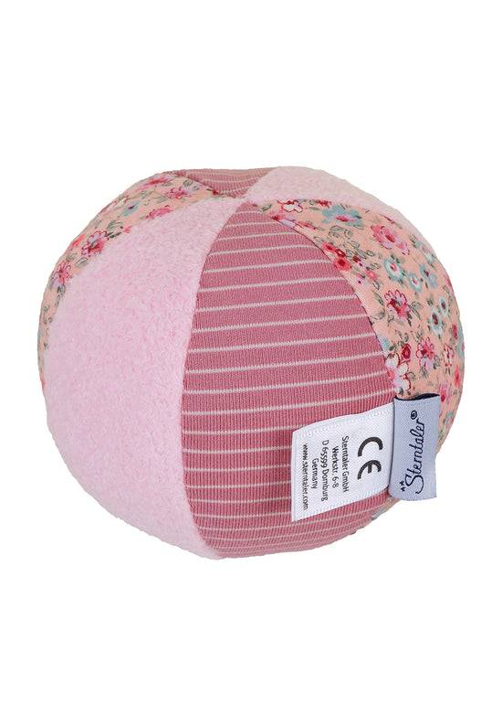 Sterntaler Ball in Rosa, 9 cm groß mit Rassel im Angebot