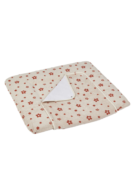 Sterntaler Wickelauflagenbezug Bauernhof mit Motiv Blumen Rabatt