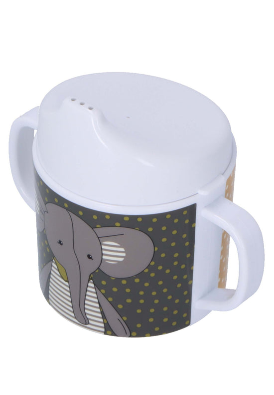 Sterntaler Henkeltasse + Trinkaufsatz Elefant Eddy+Hase Happy Exklusivangebot